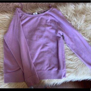 VS pink light purple crew neck